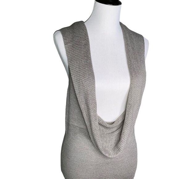 (Anthro) Mac & Jac Cowlneck Light Sweater Vest Sz Medium - Picture 5 of 6